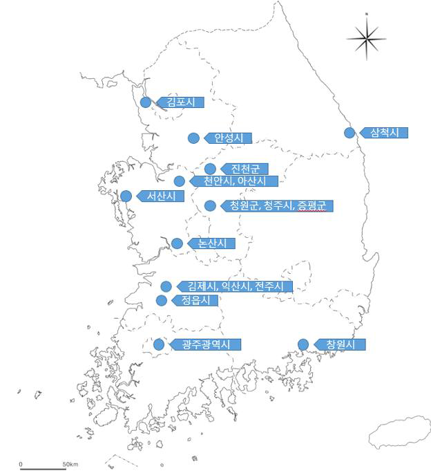 조류 포획지역