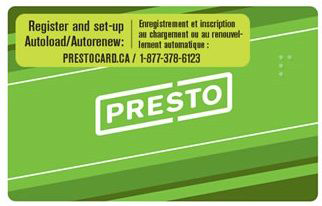 Presto Card(프레스토 카드)