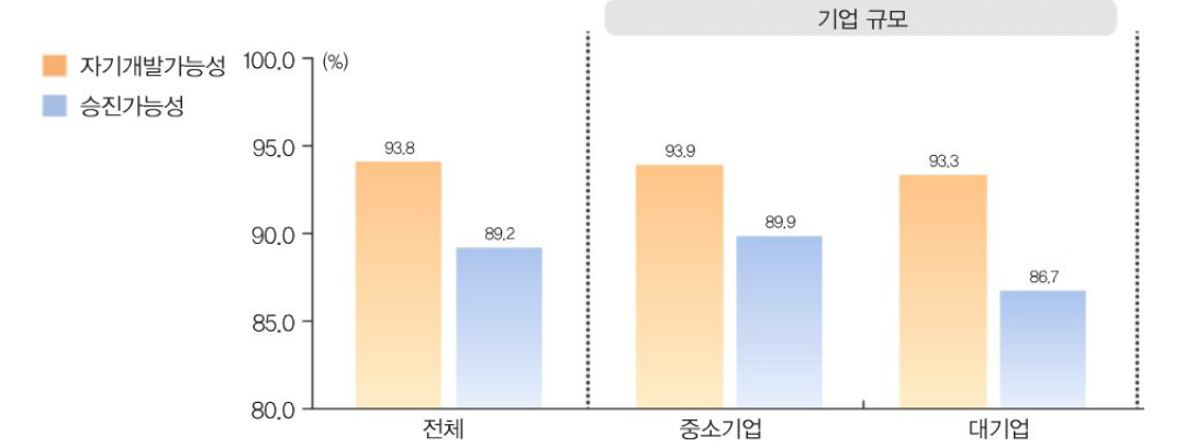 마이스터고 졸업생의 자기개발가능성 및 승진가능성