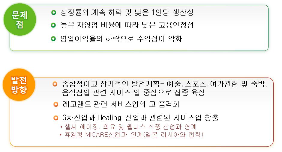 산업 문제점 및 발전방향