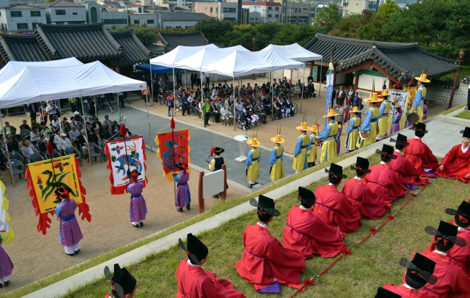 인천도호부 대제 야외행사장 전경