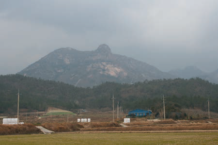 두륜산 위봉의 전경