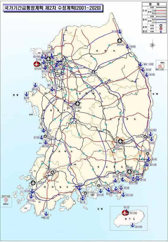 국가간선도로망계획(2001~2020)