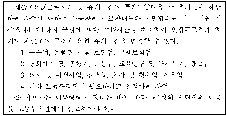 1996.12.31.개정된 근로기준법(법률 제5245호)제47조의2