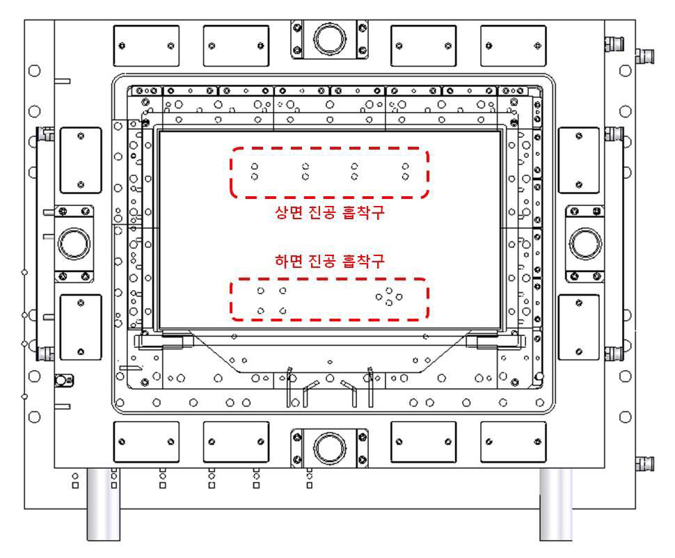 스탬퍼 배면 손상 방지를 위한 진공 흡착구