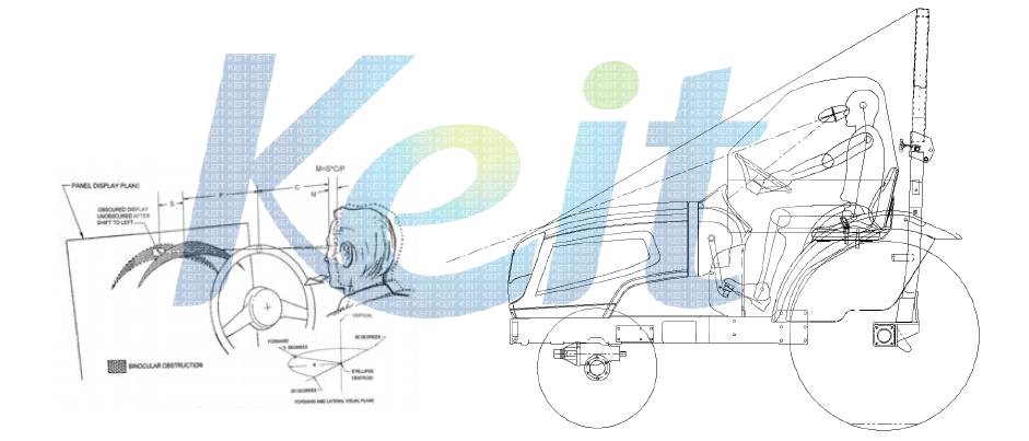운전석 시야성 구상도