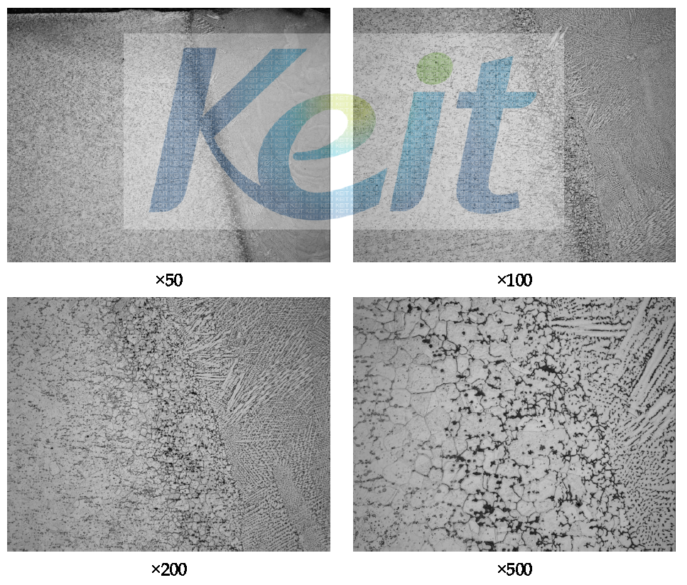 조건 #5에서의 용접부 미세조직