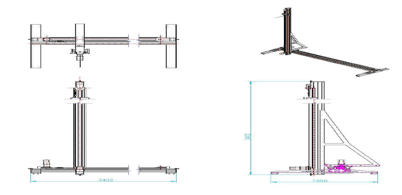 Schematic Diagram of Y-Z Traverse