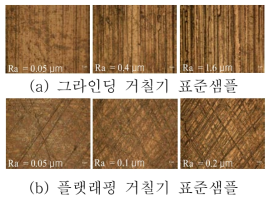 표준 거칠기 샘플