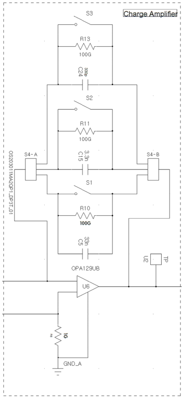 Charge amplifier part