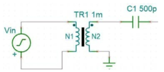 Simulation model of piezo-electric sensor