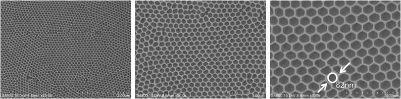 0.3M Oxalic acid 40V FE-SEM Surface image