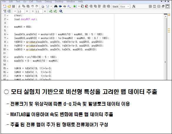 비선형 d-q 자속데이터를 이용한 전류지령 2D 테이블