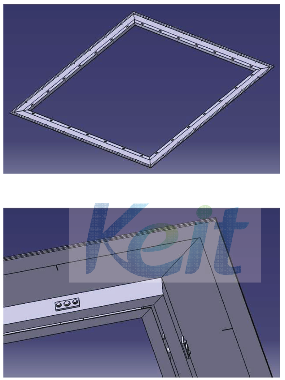 씰링 프레임의 3D 모델링 (1)