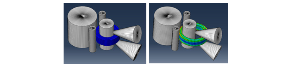 ABAQUS 링롤링 해석