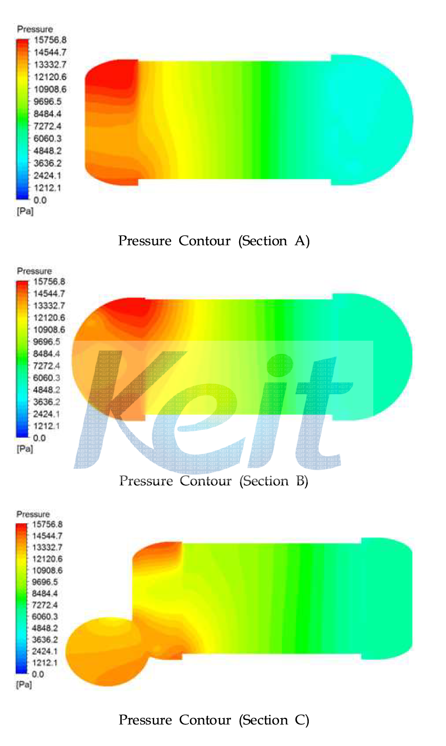 Reheater Cold 압력 분포