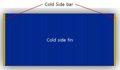 Cold side layer