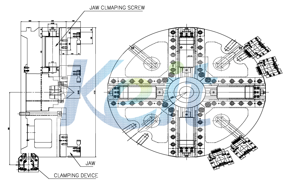 Face plate & Clamping device