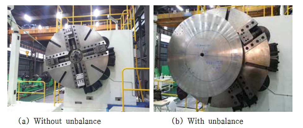 with and without unbalance