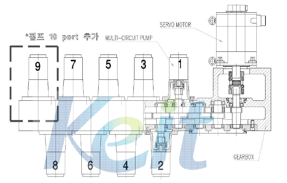 서보구동식 윤활 펌프 변경안