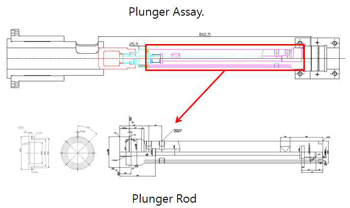 Plunger assembly 개요도