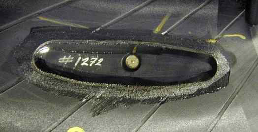 (Honeywell 방식) TPMS 센서 Tire inlay 삽입모습