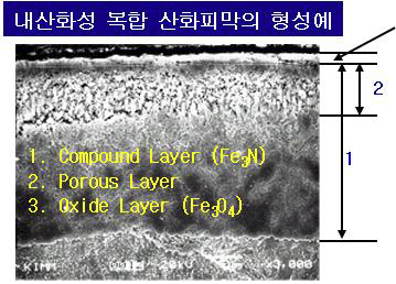 최적 산질화층의 예