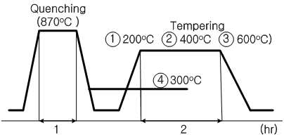 열처리 공정도