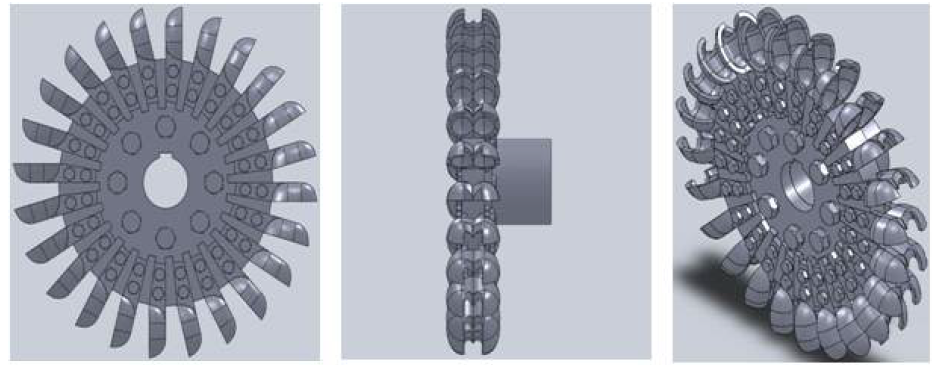 펠턴수차러너 Assembly 3D 모델링