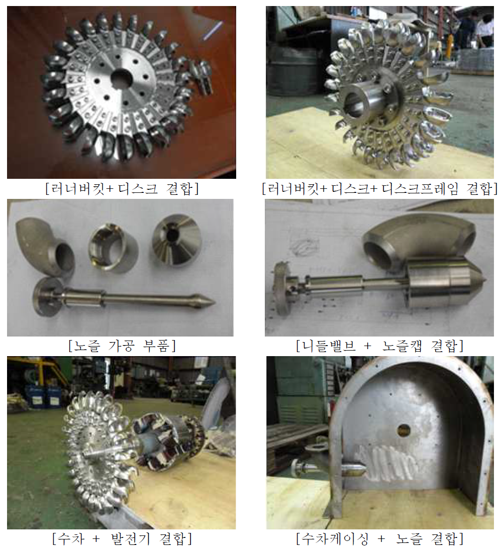 펠턴수차 시작품 제작