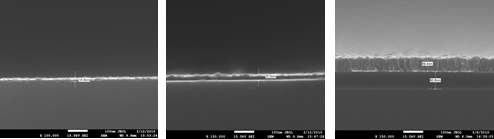 Ru cycle test SEM 분석 (100, 300, 500)