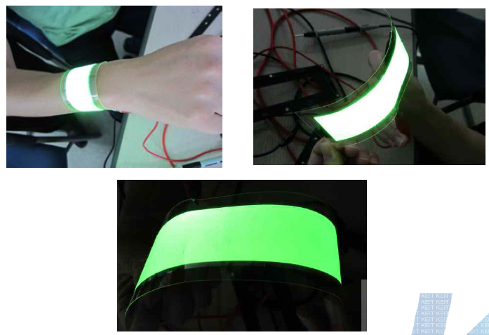 flexible 소자에 박막봉지를 적용한 OLED 소자