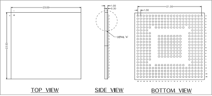 Package Top/Bottom Diagram