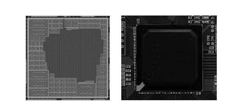 제작된 CFR/DPD ASIC Chip