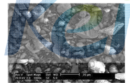 SEM image of cobalt concentrate