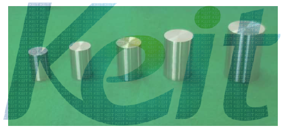 Sample shape for compression test at room temperature