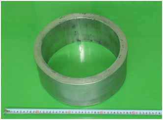 Cold expanded retaining ring