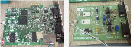 신규 고안된 (a) Scan Generator (b) B/C Control Board