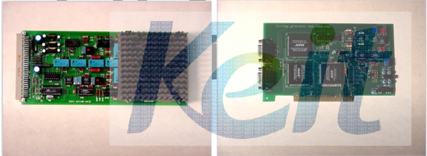 개선된 (a) Scan Driver Board와 (b) PC Interface Card