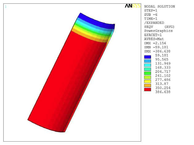 Equivalent Stress of Composite (55.5MPa)