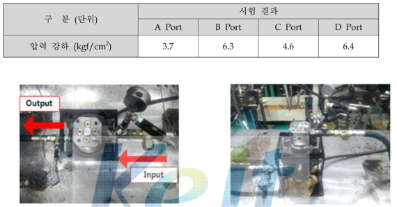 압력 강하 시험