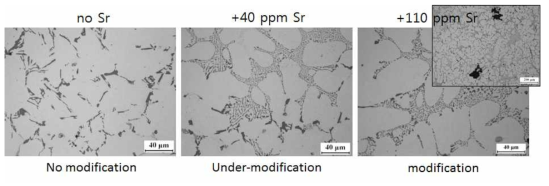 Sr 첨가에 의한 공정 Si 개량처리 효과