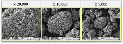 고용량 고밀도 LMO(D3W8)의 SEM사진