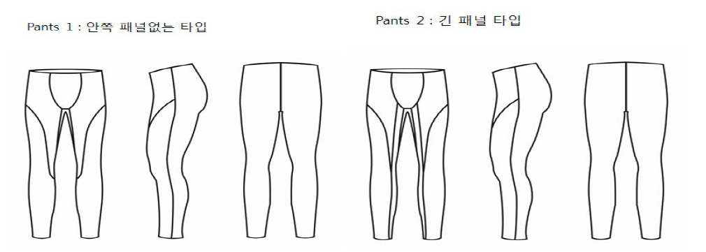 남성용 3D 스포츠 언더웨어 하의 디자인