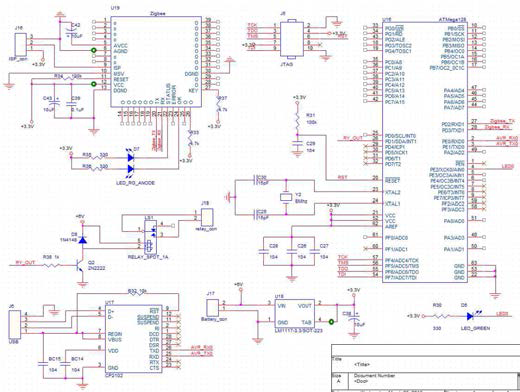 Sign tower control board 회로도