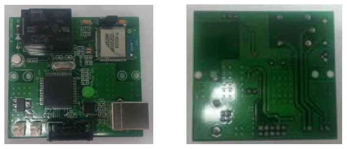 제작된 Sign Tower Control PCB