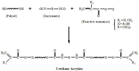 Primer용 Urethane Acrylate resin 합성 Mechanism