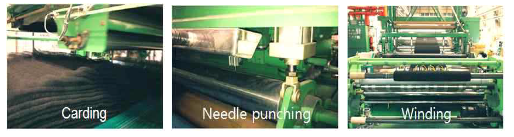 needle punching 공정