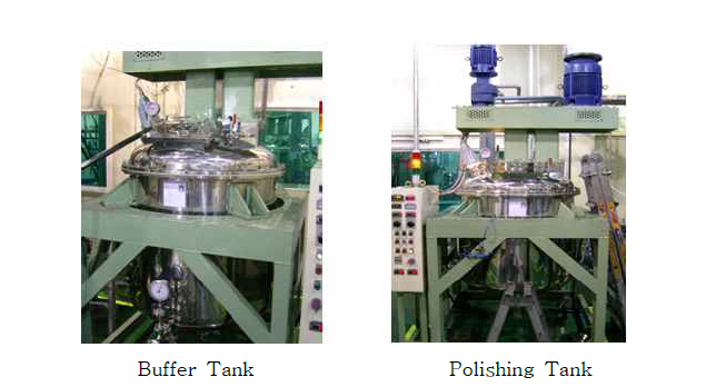 Buffer Tank 및 Polishing Tank