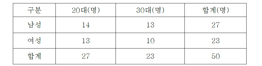 시험자 구성